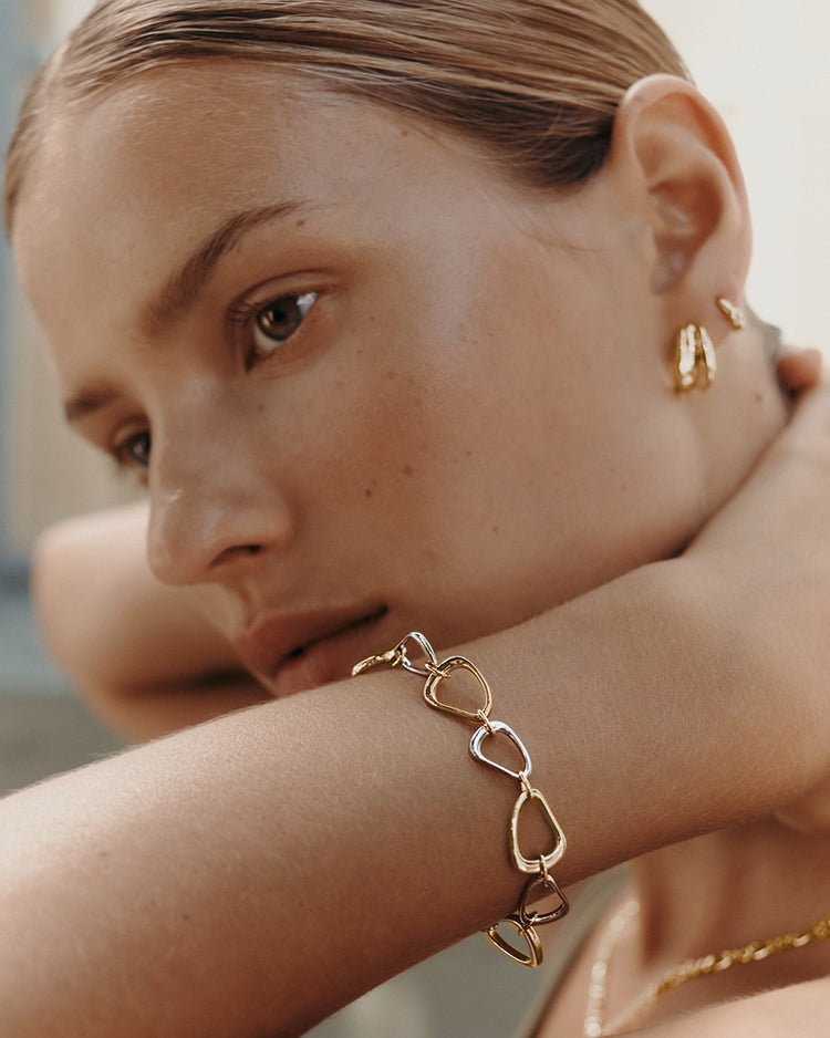 Flux Bracelet - Mixed Metal