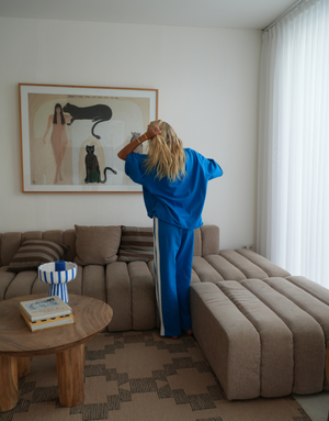 The Marley Pant - Azure Blue