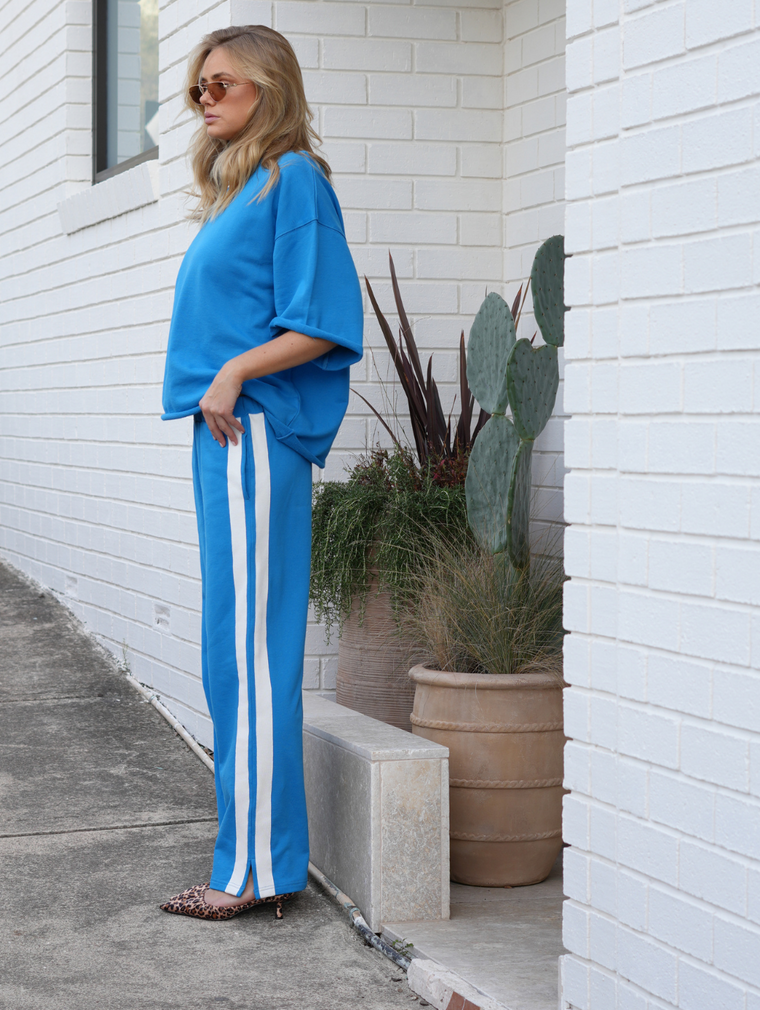The Marley Pant - Azure Blue