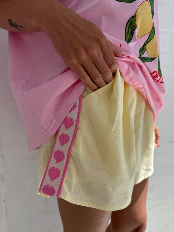 Amalfi Coast Tee and Heart Short Set