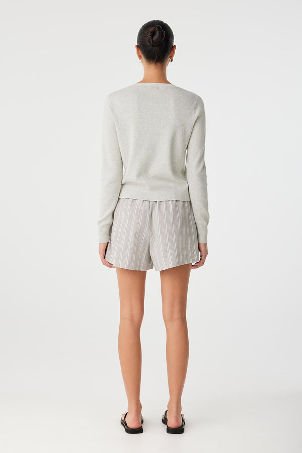 Flynn Cardigan - Grey Marle
