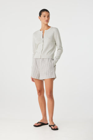 Flynn Cardigan - Grey Marle