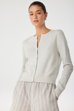 Flynn Cardigan - Grey Marle