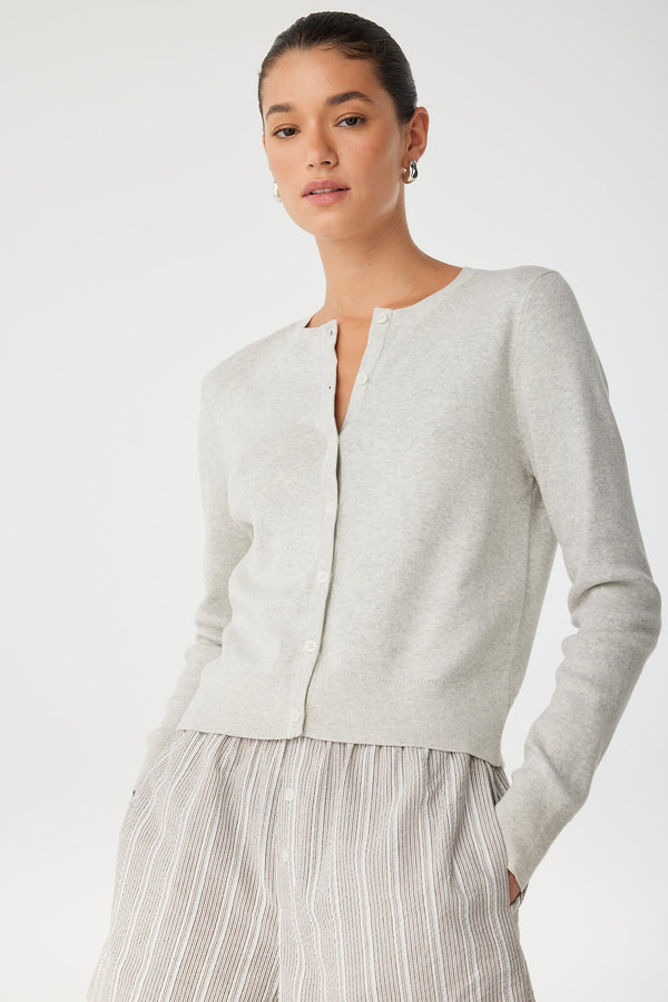 Flynn Cardigan - Grey Marle