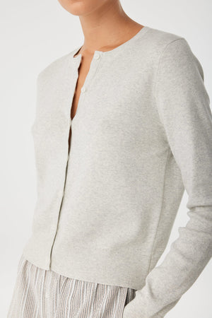 Flynn Cardigan - Grey Marle