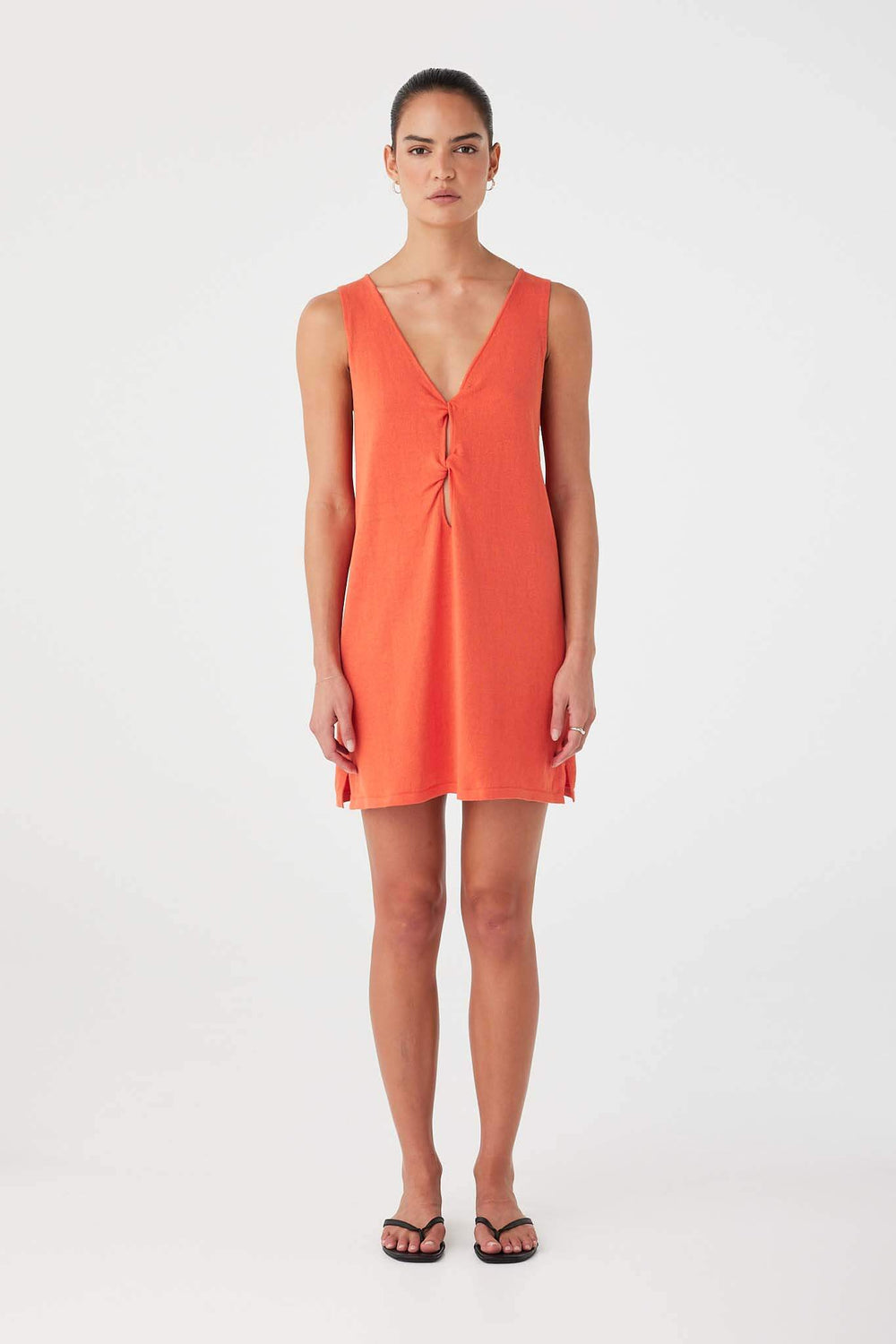 Paloma Mini Dress - Mandarin