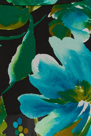 Lucia Mini Skirt - Black Tropicale