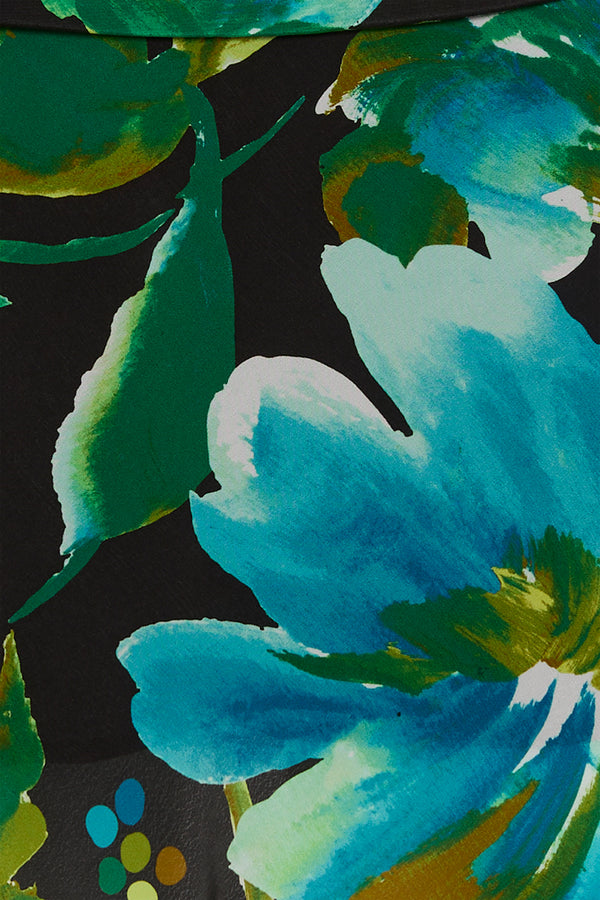 Lucia Mini Skirt - Black Tropicale