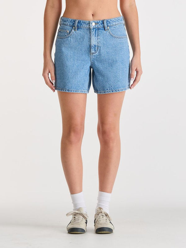 Mid Straight Short - Mid Blue