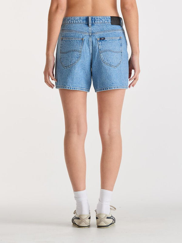 Mid Straight Short - Mid Blue