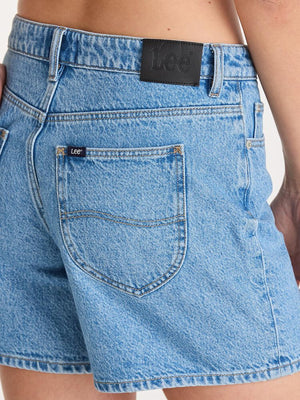 Mid Straight Short - Mid Blue