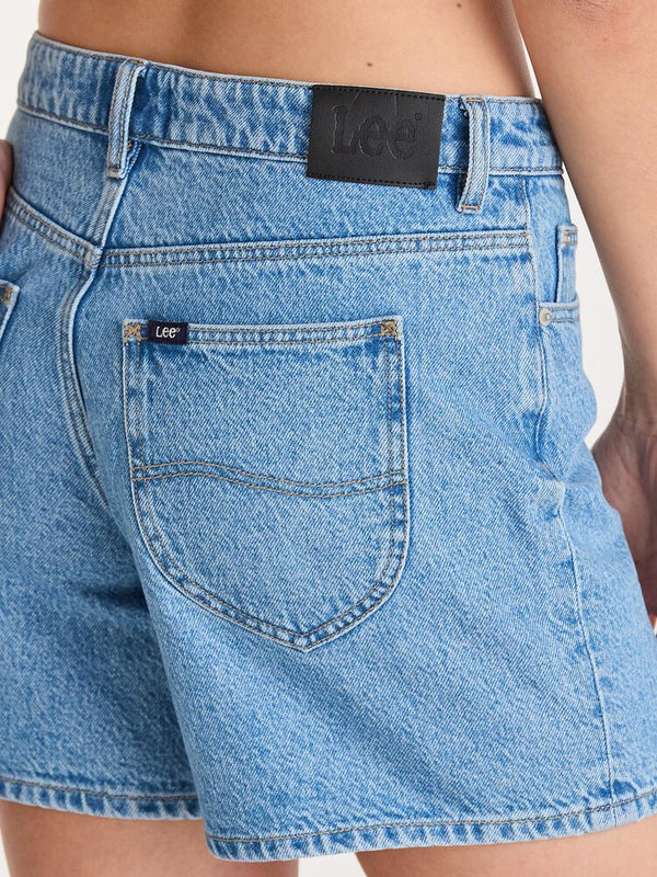 Mid Straight Short - Mid Blue