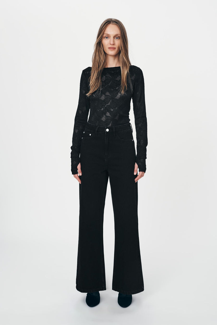 Molly Classic Jeans-Noir