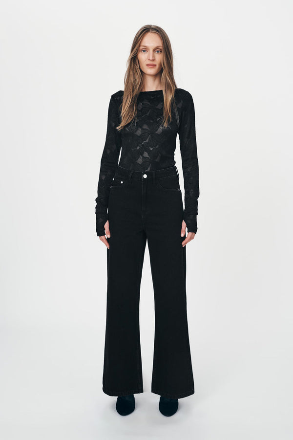 Molly Classic Jeans-Noir