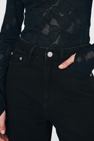 Molly Classic Jeans-Noir