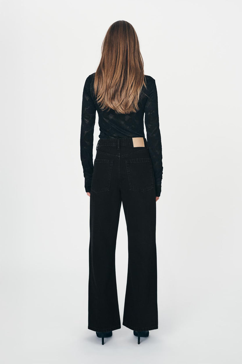 Molly Classic Jeans-Noir