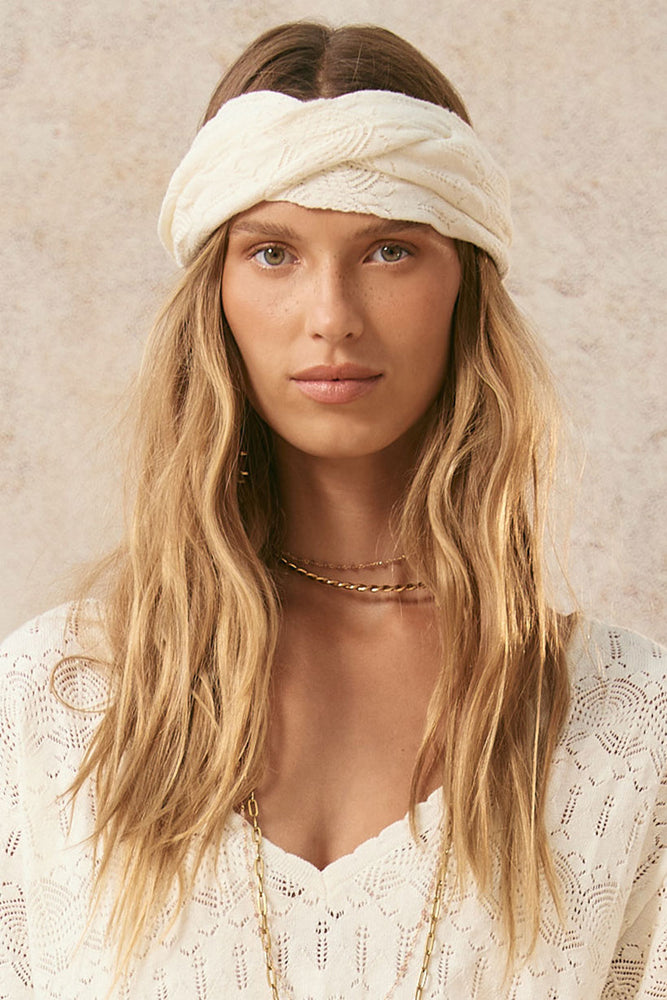 Siesta Headband - White Sand