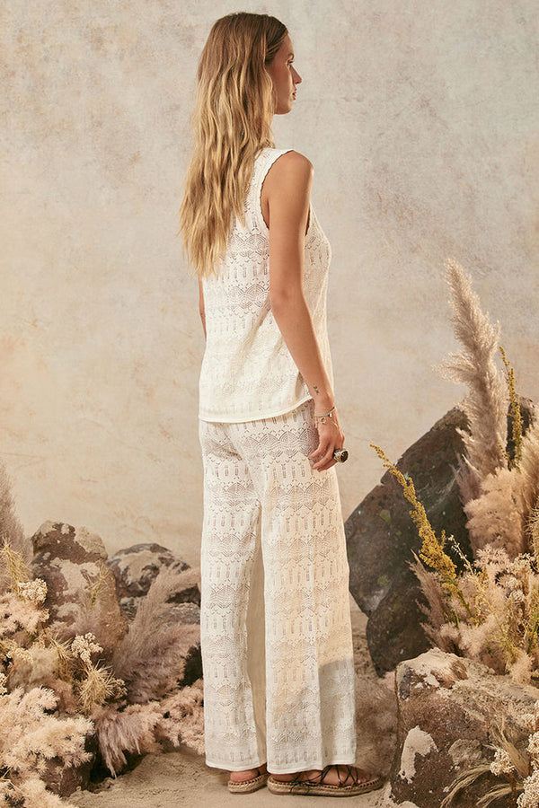 Siesta Pant - White Sand