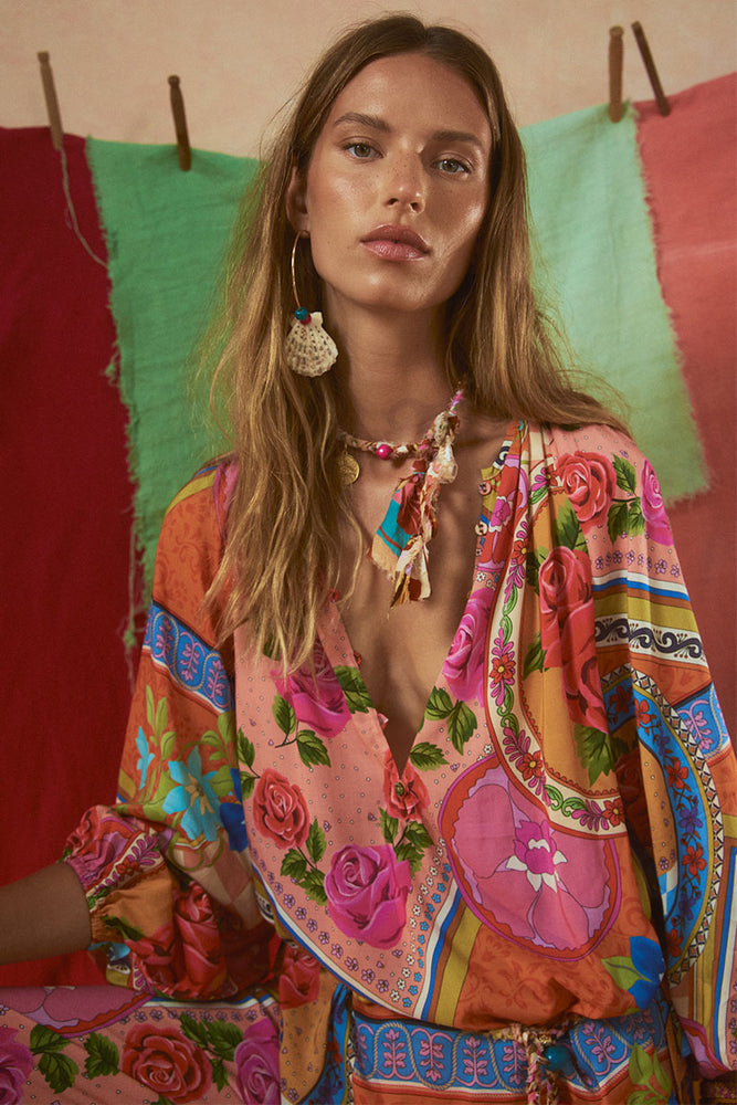 Aphrodite Blouse - Rose