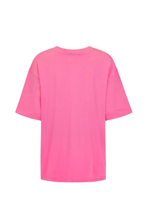 Marina Piccola Oversized Biker Tee - Cosmos Pink