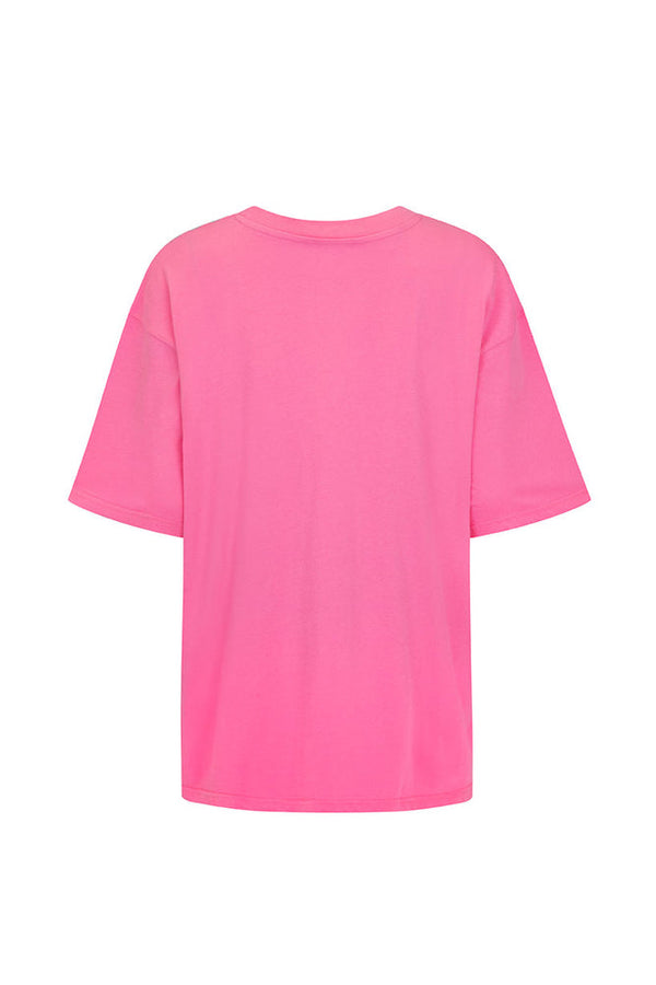 Marina Piccola Oversized Biker Tee - Cosmos Pink