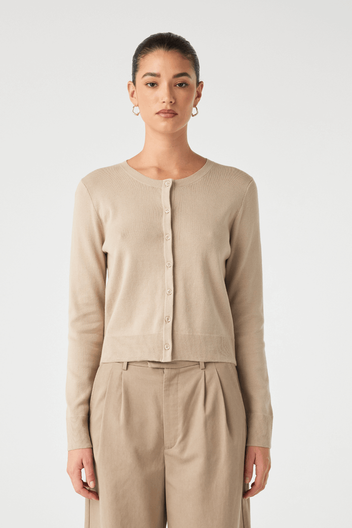 Flynn Cardigan - Taupe