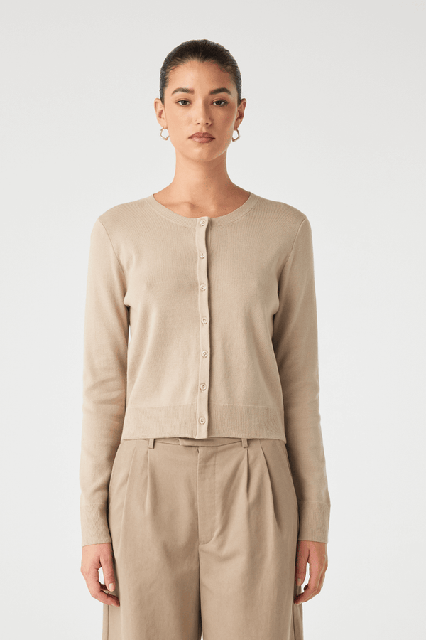 Flynn Cardigan - Taupe