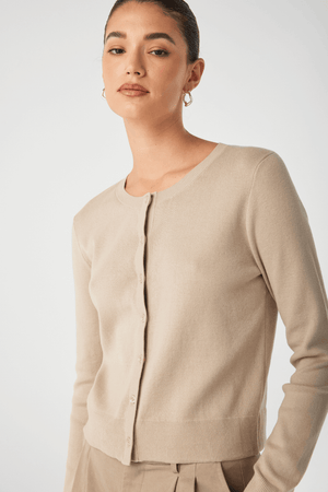 Flynn Cardigan - Taupe