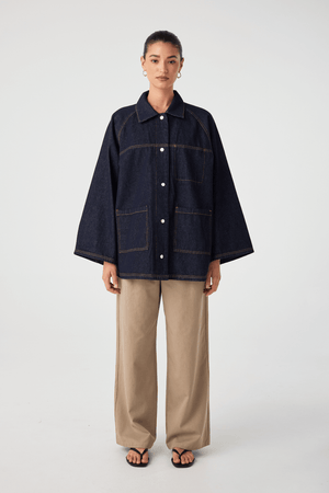 Alma Jacket - Denim - Indigo