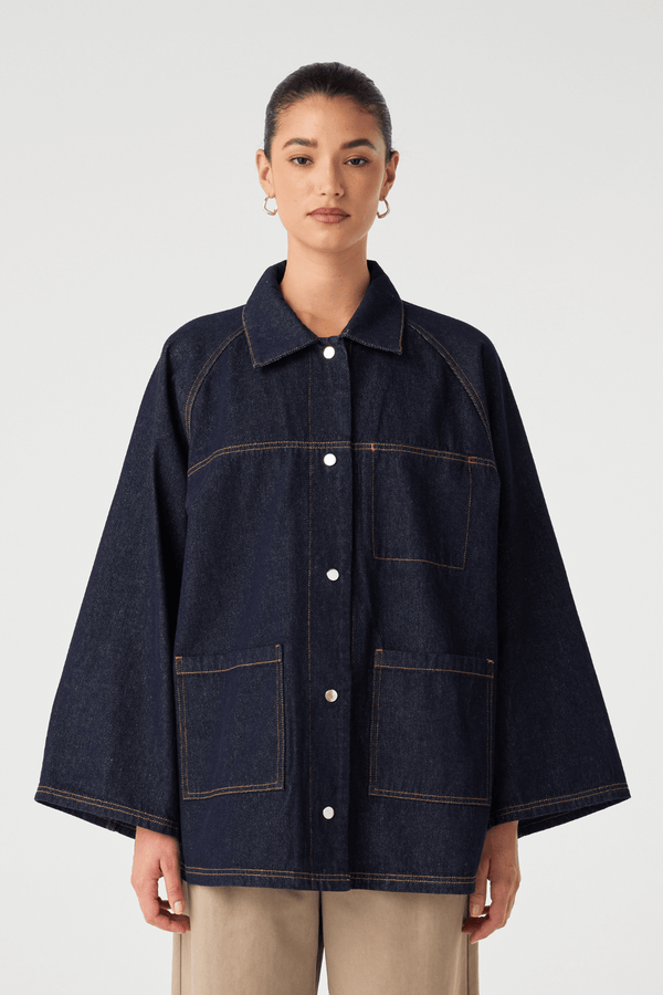Alma Jacket - Denim - Indigo