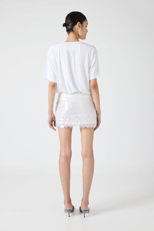 LUMINOUS SKIRT | CREAM