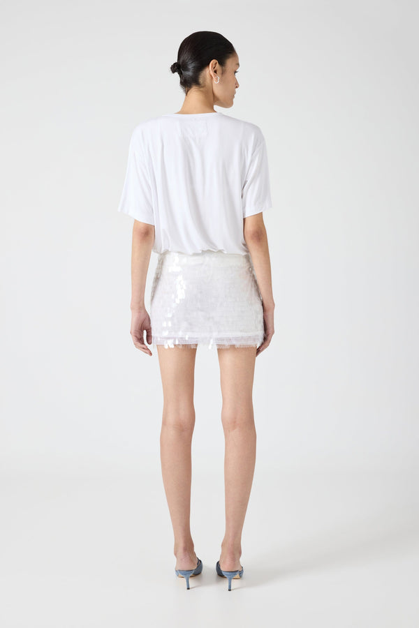 LUMINOUS SKIRT | CREAM