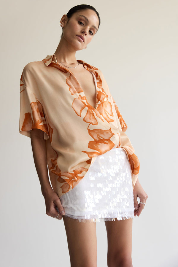 LUMINOUS SKIRT | CREAM