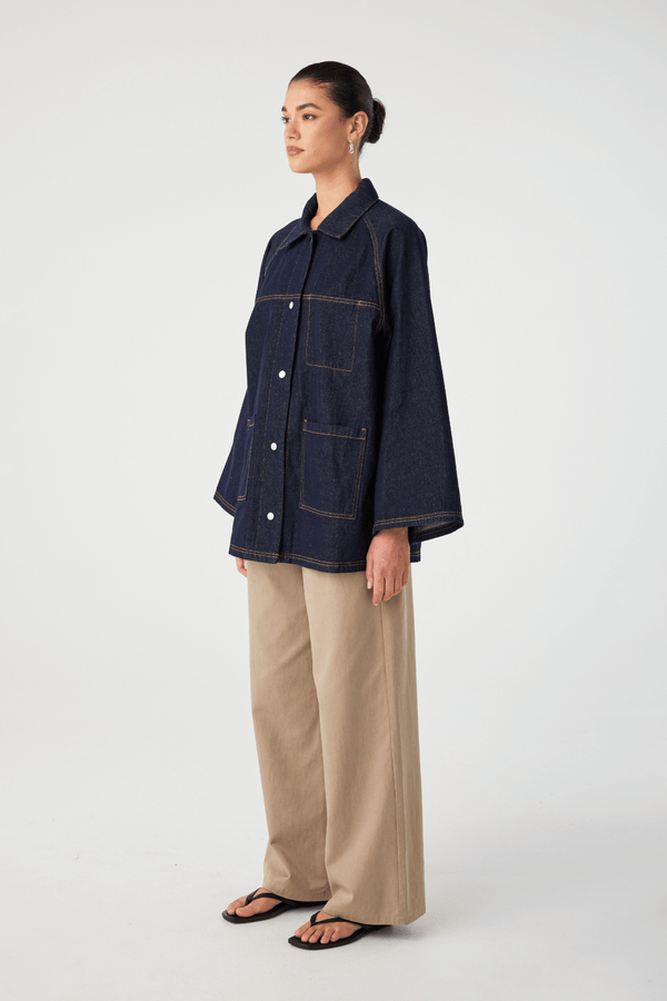 Alma Jacket - Denim - Indigo