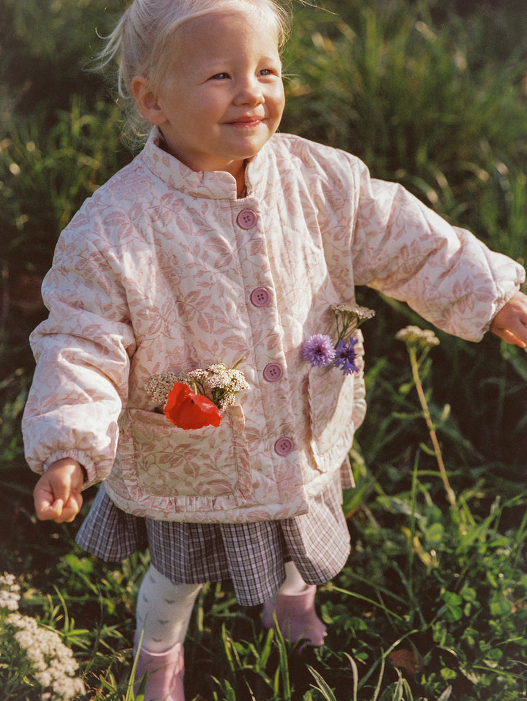Sadie Quilted Jacket - Rosebud