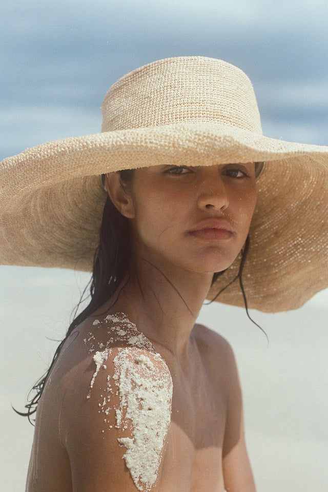 Raffia Wide Brim Hat