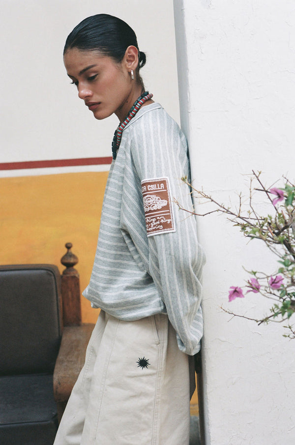 Smoke Stripe Med Jumper