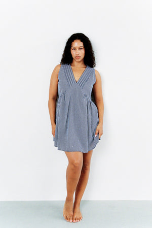 Hunter Mini Dress - Midnight Check