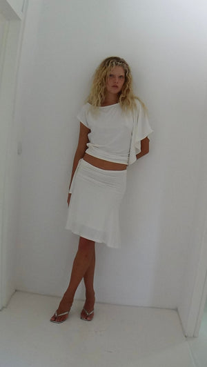 Gaia Skirt -  White