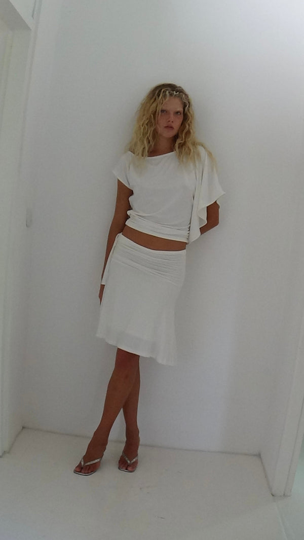 Gaia Skirt -  White