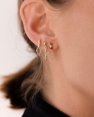 Bruce Chain Stud Earrings