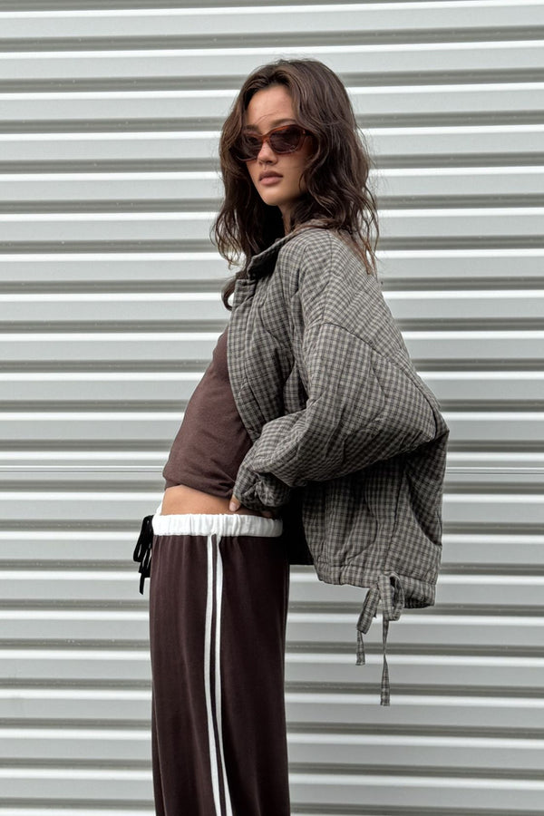 *Pre-Order* Matteo Jacket - Olive & Teal Check