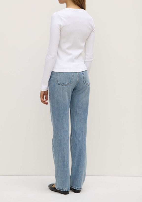 Anya Long Sleeve Tee - White