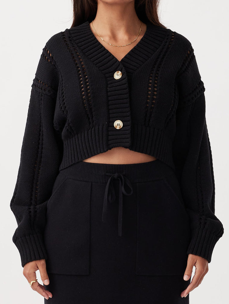 Kora Cardigan - Black