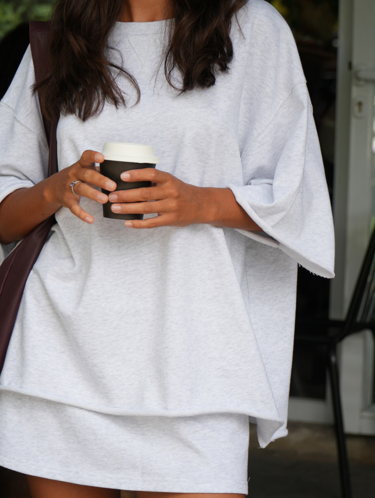 The Mason Tee - Grey Marle