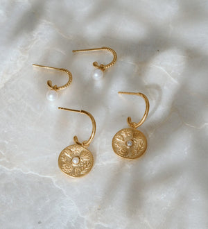 BY THE SEA HOOPS - GOLD