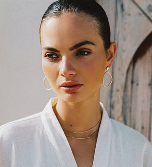 Golden Light Earrings - Gold