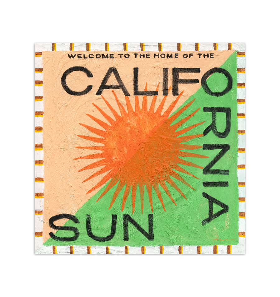 The California Sun Limited Edition Framed Print