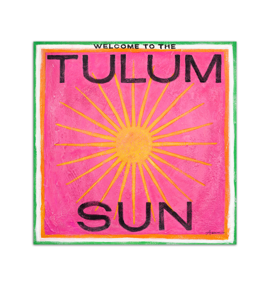 The Tulum Sun Limited Edition Framed Print