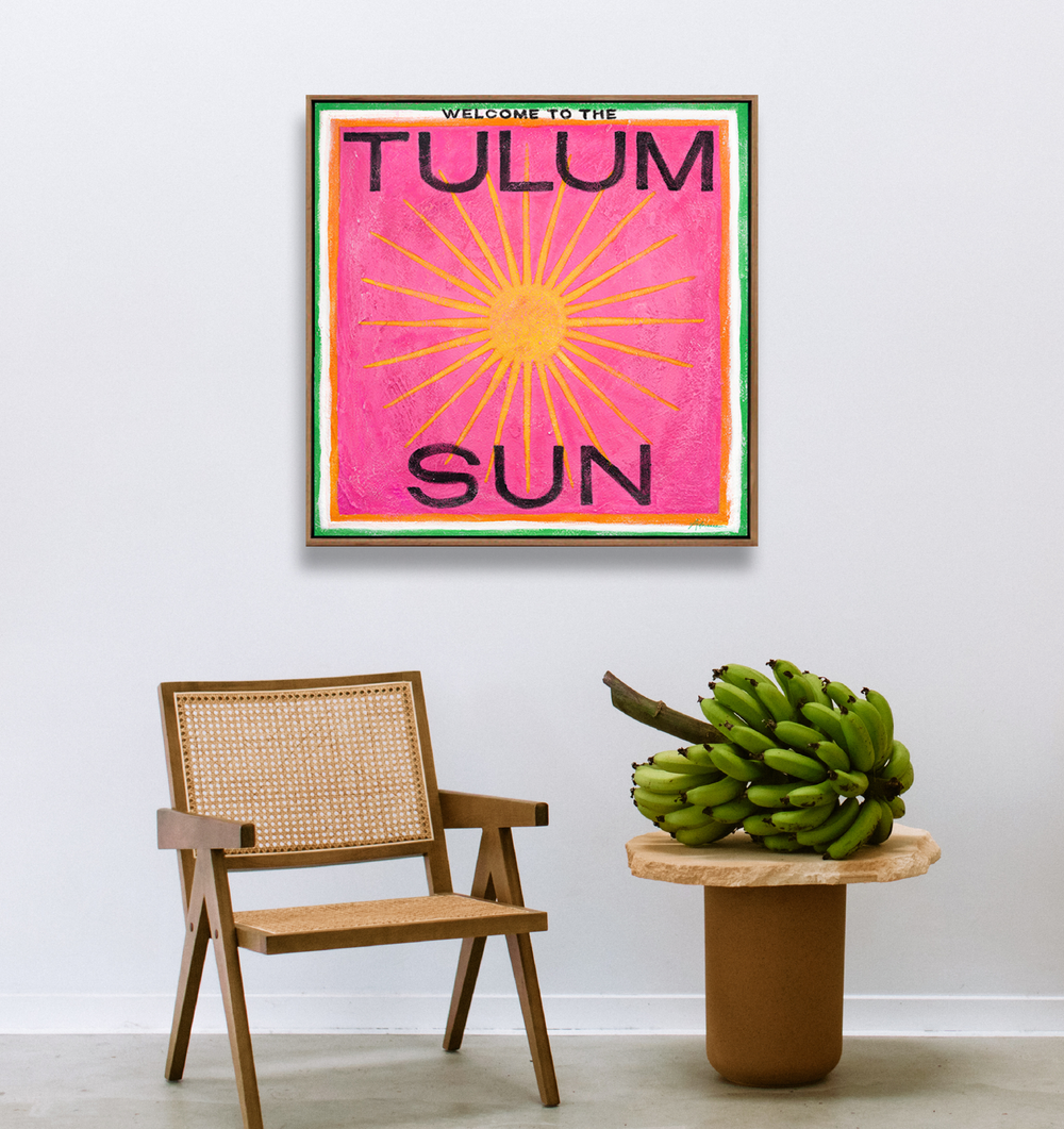 The Tulum Sun Limited Edition Framed Print